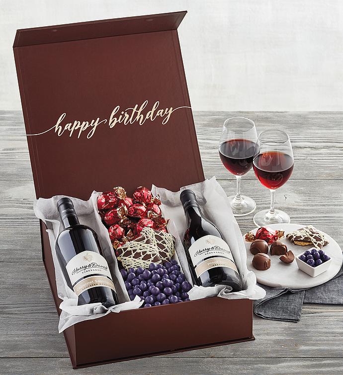 Elegant Birthday Wine Gift 